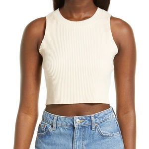 Topshop ribbed tank top